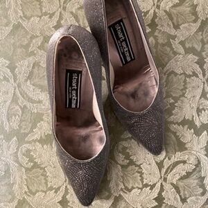 Stuart Weitzman Silver Heels